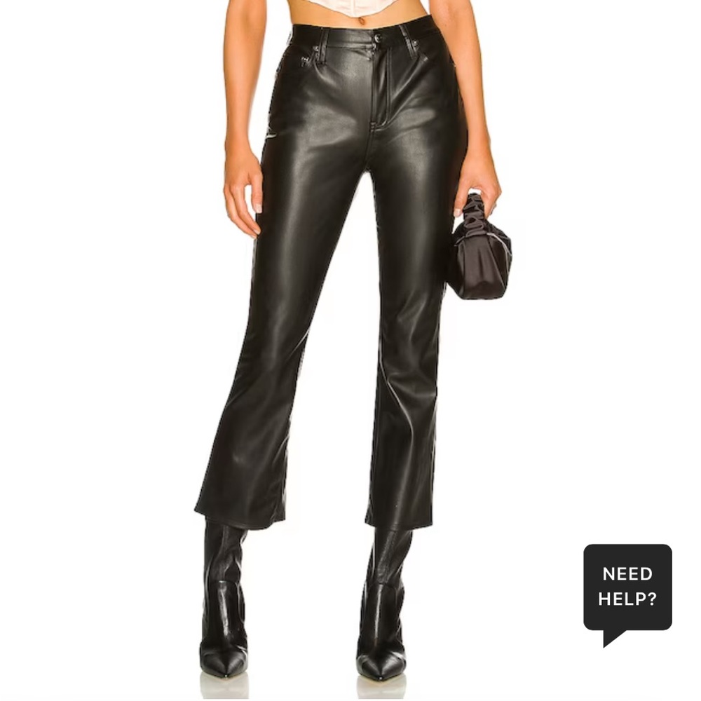 Pistola Lennon High Rise Cropped Boot Pant Black Sz 26